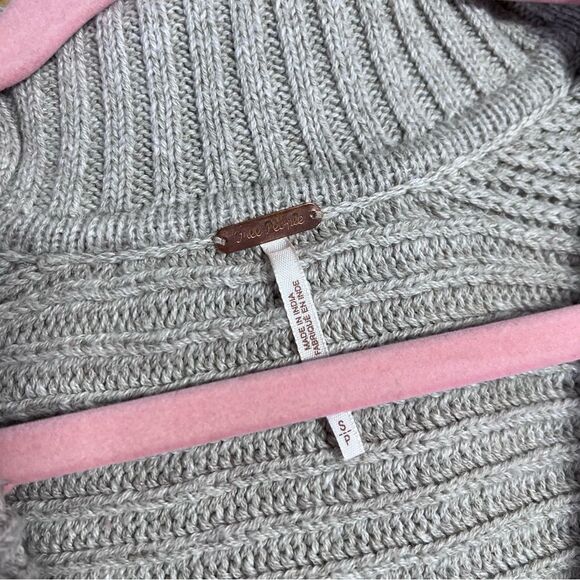 Free people ribbed knit collared marlie sweater women’s size S - Picture 3 of 8